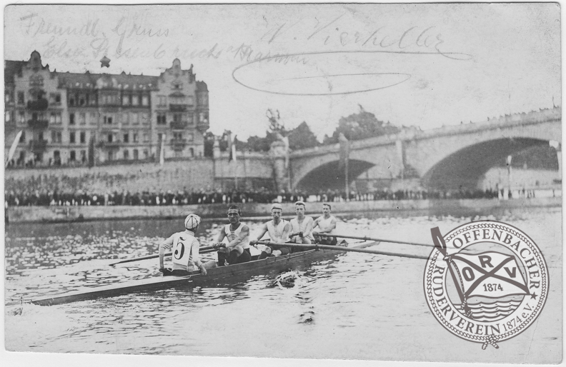 1908 13 Postkarte Aschaffenburg